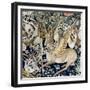 The Winged Deer (Tapestry) (Detail of 95771)-French-Framed Giclee Print