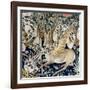 The Winged Deer (Tapestry) (Detail of 95771)-French-Framed Giclee Print