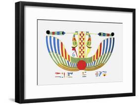 The Winged Disk, The Emblem of Thoth-Jean-Fran?s Champollion-Framed Giclee Print