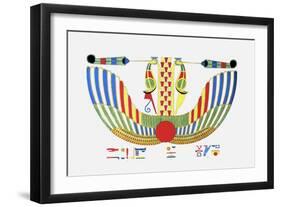 The Winged Disk, The Emblem of Thoth-Jean-Fran?s Champollion-Framed Giclee Print