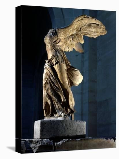 The Winged Victory or Nike of Samothrace, Marble, c. 190 BC-null-Stretched Canvas