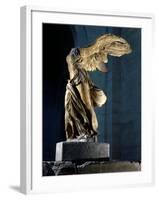 The Winged Victory or Nike of Samothrace, Marble, c. 190 BC-null-Framed Photographic Print