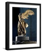 The Winged Victory or Nike of Samothrace, Marble, c. 190 BC-null-Framed Photographic Print