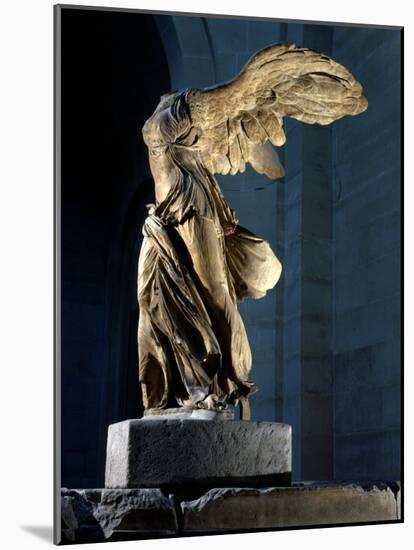 The Winged Victory or Nike of Samothrace, Marble, c. 190 BC-null-Mounted Photographic Print