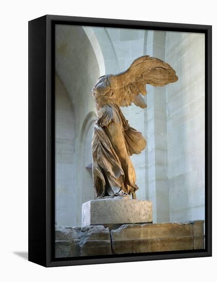 The Winged Victory or Nike of Samothrace-null-Framed Stretched Canvas