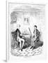 The Winglebury Duel by Charles Dickens-George Cruikshank-Framed Art Print
