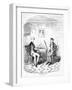 The Winglebury Duel by Charles Dickens-George Cruikshank-Framed Art Print