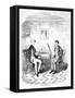 The Winglebury Duel by Charles Dickens-George Cruikshank-Framed Stretched Canvas