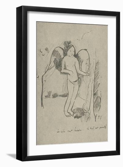 'The Wings are Heavy', 1936-Paul Gauguin-Framed Giclee Print