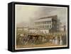 The Winner of the Derby Race-James Pollard-Framed Stretched Canvas