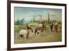 The Winners Enclosure, Encerrando El Ganado, 1910-Ernesto Icaza-Framed Giclee Print