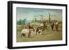 The Winners Enclosure, Encerrando El Ganado, 1910-Ernesto Icaza-Framed Giclee Print