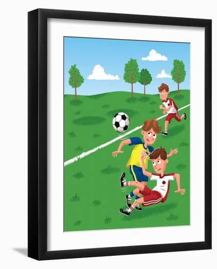 The Winning Goal - Jack & Jill-Eric Sturdevant-Framed Giclee Print