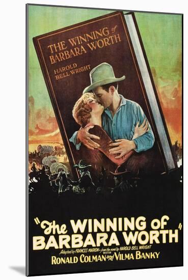 The Winning of Barbara Worth-null-Mounted Art Print