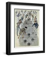 The Winning Shot, Duddingston Loch-Charles Altamont Doyle-Framed Giclee Print