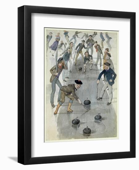 The Winning Shot, Duddingston Loch-Charles Altamont Doyle-Framed Giclee Print