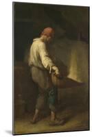 The Winnower, C. 1847-Jean-François Millet-Mounted Giclee Print