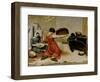 The Winnowers, 1855-Gustave Courbet-Framed Giclee Print