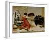 The Winnowers, 1855-Gustave Courbet-Framed Giclee Print