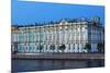 The Winter Palace in Evening Light, UNESCO World Heritage Site, St. Petersburg, Russia, Europe-Martin Child-Mounted Photographic Print