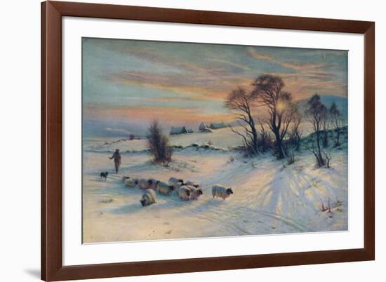 The Winter's Glow, 19th century, (1913)-Joseph Farquharson-Framed Giclee Print