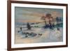 The Winter's Glow, 19th century, (1913)-Joseph Farquharson-Framed Giclee Print