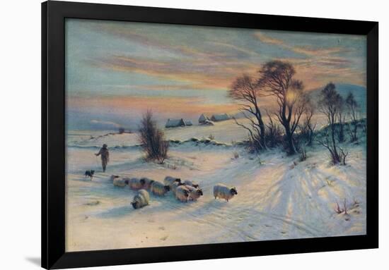 The Winter's Glow, 19th century, (1913)-Joseph Farquharson-Framed Giclee Print