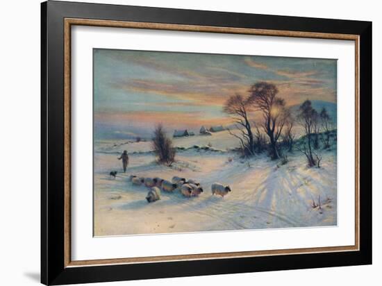 The Winter's Glow, 19th century, (1913)-Joseph Farquharson-Framed Giclee Print