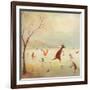 The Winter Skaters-DD McInnes-Framed Art Print