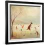 The Winter Skaters-DD McInnes-Framed Art Print