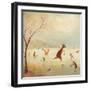 The Winter Skaters-DD McInnes-Framed Art Print