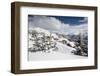 The Winter Sun Shines on the Snowy Mountain Huts and Woods, Bettmeralp, District of Raron-Roberto Moiola-Framed Photographic Print