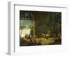 The Winter, the Arrival of a Nobleman at the Villa-Antonio Diziani-Framed Giclee Print