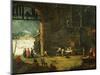 The Winter, the Arrival of a Nobleman at the Villa-Antonio Diziani-Mounted Giclee Print