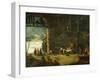 The Winter, the Arrival of a Nobleman at the Villa-Antonio Diziani-Framed Giclee Print