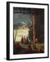 The Winter, the Arrival of a Nobleman at the Villa-Antonio Diziani-Framed Giclee Print