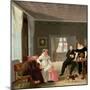 The Winther Family, 1827-Emilius Ditlev Baerentzen-Mounted Giclee Print