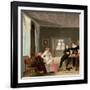 The Winther Family, 1827-Emilius Ditlev Baerentzen-Framed Giclee Print