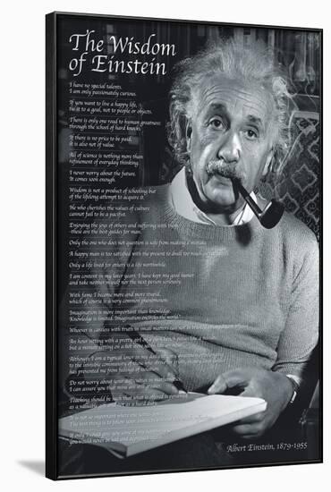 The Wisdom of a Genius-null-Framed Poster