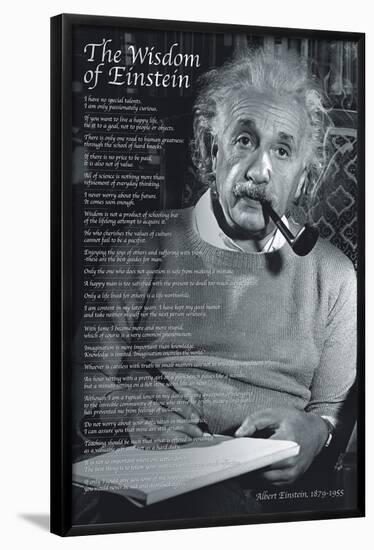 The Wisdom of a Genius-null-Framed Poster