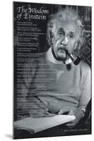 The Wisdom of a Genius-null-Mounted Poster