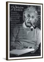 The Wisdom of Einstein-null-Framed Premium Giclee Print