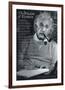 The Wisdom of Einstein-null-Framed Premium Giclee Print