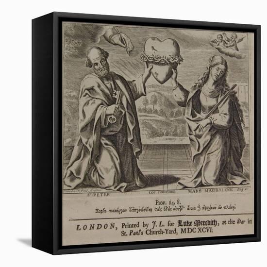 The Wisdom of the Prudent, Published by Jeremy Taylor, Ductor Dubitanticum, 1696-Pierre Lombard-Framed Stretched Canvas