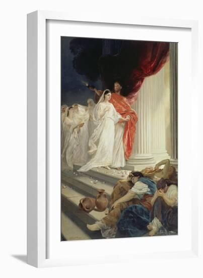 The Wise and Foolish Virgins, 1886-Ernst Friedrich von Liphardt-Framed Giclee Print