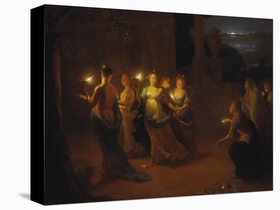 The Wise and Foolish Virgins-Godfried Schalcken-Stretched Canvas