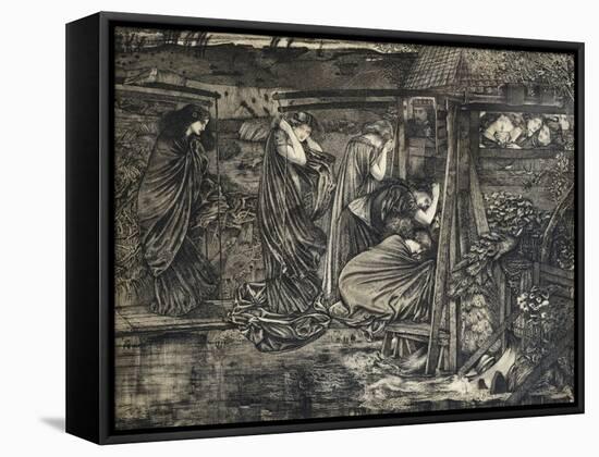 The Wise and Foolish Virgins-Edward Burne-Jones-Framed Stretched Canvas