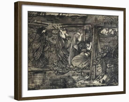 The Wise and Foolish Virgins-Edward Burne-Jones-Framed Giclee Print