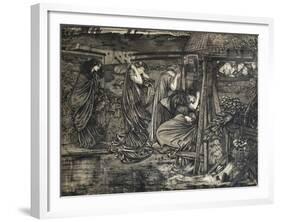 The Wise and Foolish Virgins-Edward Burne-Jones-Framed Giclee Print