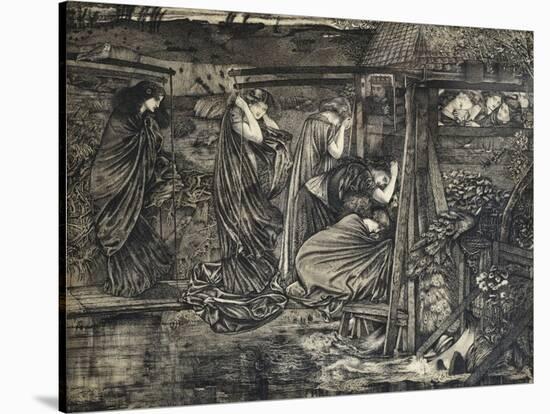 The Wise and Foolish Virgins-Edward Burne-Jones-Stretched Canvas
